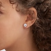 Thumbnail Image 2 of 8mm Cubic Zirconia Stud Earrings in Sterling Silver