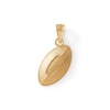 Thumbnail Image 0 of Small Solid Football Necklace Charm in 10K Gold