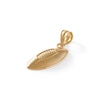 Thumbnail Image 1 of Small Solid Football Necklace Charm in 10K Gold