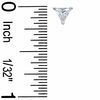 Thumbnail Image 1 of 4mm Trillion-Cut Cubic Zirconia Stud Earrings in Sterling Silver