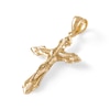 Thumbnail Image 1 of Diamond-Cut Open Crucifix Charm in 14K Solid Gold