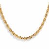 Thumbnail Image 0 of 10K Gold 6mm Rope Chain Necklace - 22"