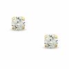 Thumbnail Image 0 of 4mm Cubic Zirconia Solitaire Stud Piercing Earrings in 14K Solid Gold