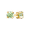 Thumbnail Image 0 of 3mm Light Green Crystal Solitaire Stud Piercing Earring in 14K Solid Gold
