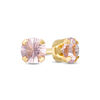 Thumbnail Image 0 of 3mm Light Purple Crystal Solitaire Stud Piercing Earrings in 14K Solid Gold