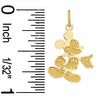 Thumbnail Image 1 of ©Disney Mickey Mouse with Hands Out Charm in 10K Gold
