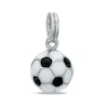 Thumbnail Image 0 of Enamel Soccer Ball Charm in Sterling Silver