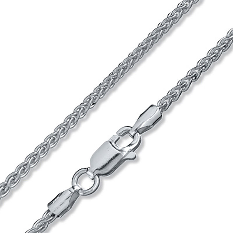 050 Gauge Spiga Chain Necklace in Sterling Silver - 20"