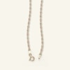 Thumbnail Image 1 of Made in Italy 040 Gauge Valentino Chain Necklace in 10K Tri-Tone Gold - 20"