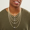 Thumbnail Image 2 of 14K Gold 2mm Diamond-Cut Rope Chain Necklace - 22"