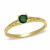 Thumbnail Image 0 of Child's Emerald Birthstone Ring in 10K Gold - Size 3