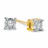 Thumbnail Image 0 of 1/10 CT. T.W. Diamond Illusion Stud Earrings in 10K Gold