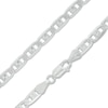 Thumbnail Image 0 of 120 Gauge Valentino with Star Chain Necklace in Sterling Silver - 22"