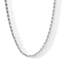 Thumbnail Image 0 of Made in Italy 070 Gauge Diamond-Cut Rope Chain Necklace in Sterling Silver - 24"
