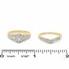 Thumbnail Image 2 of 1/5 CT. T.W. Diamond Illusion Bridal Set in 10K Gold - Size 7