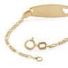 Thumbnail Image 1 of Child's 10K Gold ID Chain Bracelet - 5.5"