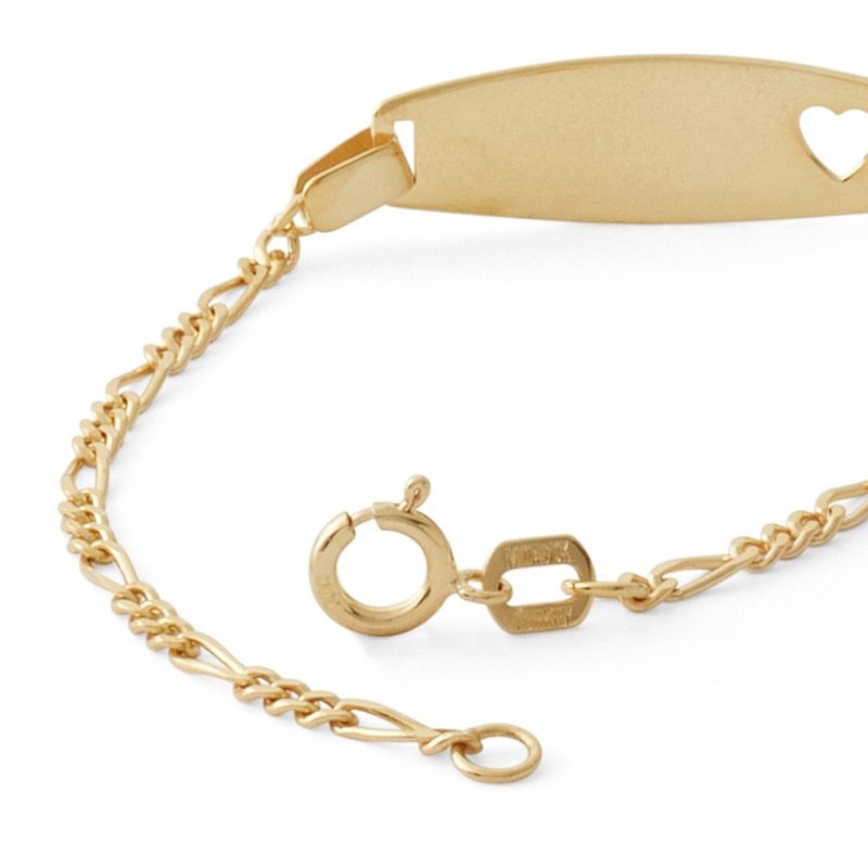 Child's 10K Gold ID Chain Bracelet - 5.5"