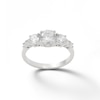 Thumbnail Image 0 of Cubic Zirconia Three Stone Ring in Sterling Silver