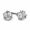 Thumbnail Image 0 of Cubic Zirconia 5mm Soccer Ball Stud Earrings in Sterling Silver