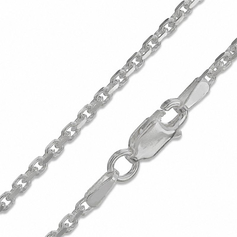 Sterling Silver 060 Gauge Rolo Chain Necklace - 18"
