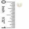 Thumbnail Image 1 of 4.5mm Cultured Freshwater Pearl Stud Earrings in 10K Gold