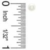 Thumbnail Image 1 of 4.25mm Cultured Freshwater Pearl Stud Earrings in 10K Gold
