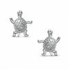 Thumbnail Image 0 of Sterling Silver Oxidized Turtle Stud Earrings