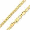 Thumbnail Image 0 of Child's Hollow Curb Chain Necklace in 10K Gold - 13"