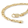 Thumbnail Image 1 of Made in Italy 140 Gauge Mariner Chain Bracelet in 10K Hollow Gold - 8"