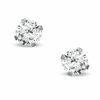 Thumbnail Image 0 of 8mm Cubic Zirconia Solitaire Stud Piercing Earrings in Solid Stainless Steel