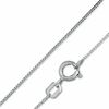 Thumbnail Image 0 of Child's 0.55mm Solid Box Chain Necklace in 10K White Gold - 13"
