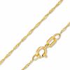 Thumbnail Image 0 of 017 Gauge Singapore Chain Necklace in 10K Gold - 16"