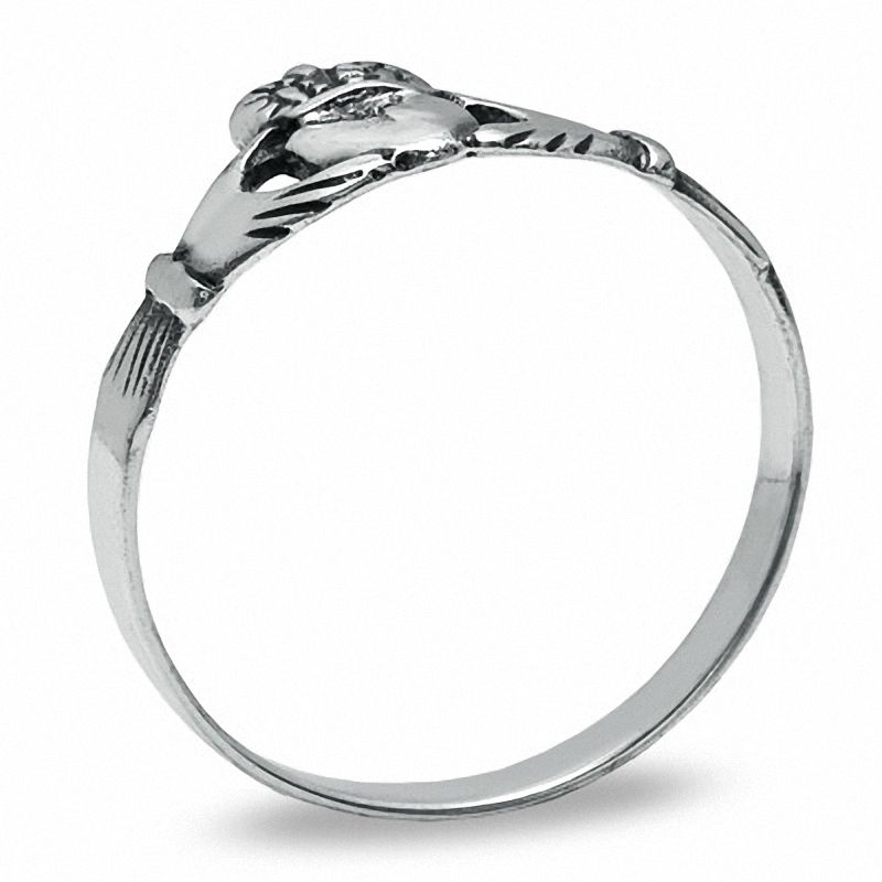 Claddagh Ring in Sterling Silver - Size 8
