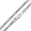 Thumbnail Image 0 of Made in Italy Child's 080 Gauge Figaro Chain Necklace in Solid Sterling Silver - 15"