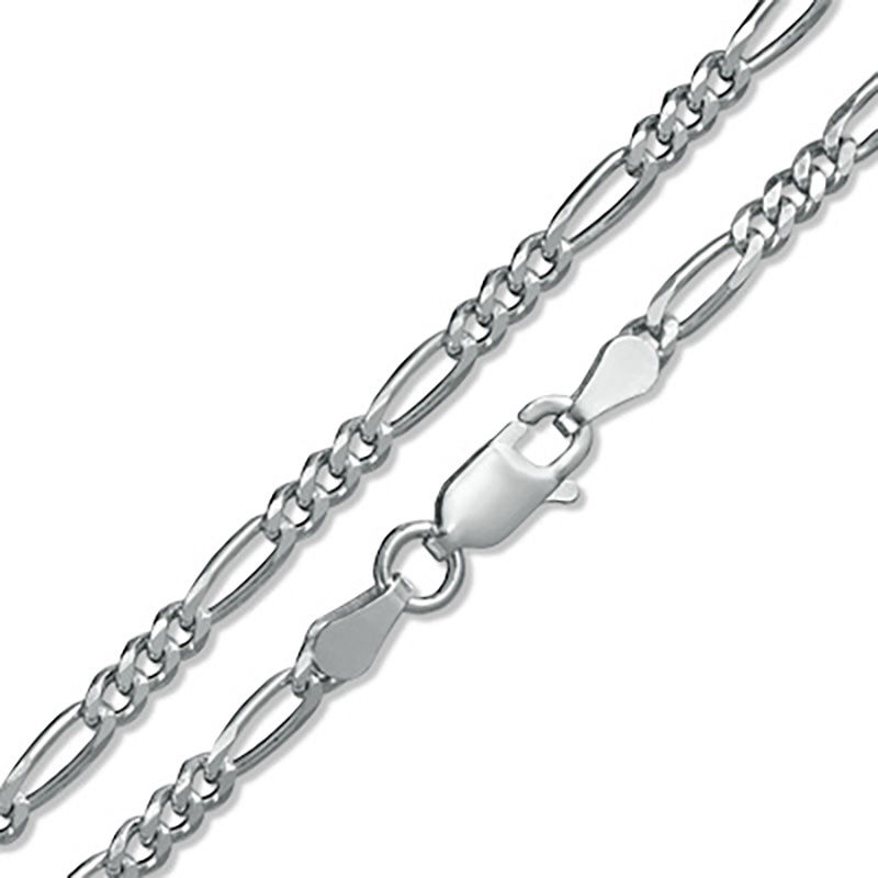 Made in Italy Child's 080 Gauge Figaro Chain Necklace in Solid Sterling Silver - 15"