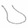 Thumbnail Image 1 of Made in Italy Child's 080 Gauge Figaro Chain Necklace in Solid Sterling Silver - 15"