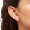 Thumbnail Image 2 of 5mm Cubic Zirconia Stud Earrings in 10K Gold