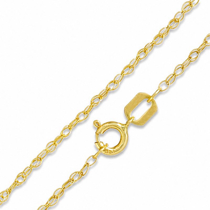 14K Gold 1.2mm Fashion Link Chain Necklace - 18"