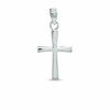 Thumbnail Image 0 of Skinny Flat Cross Charm in Sterling Silver