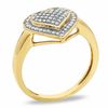 Thumbnail Image 1 of 1/5 CT. T.W. Composite Diamond Double Heart Ring in 10K Gold