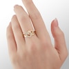 Thumbnail Image 2 of Cubic Zirconia Heart Ring in 10K Gold