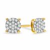 Thumbnail Image 0 of 1/10 CT. T.W. Diamond Composite Earrings in 10K Gold