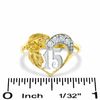 Thumbnail Image 1 of Cubic Zirconia Quinceneara Ring in 10K Gold - Size 7