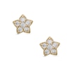 Thumbnail Image 0 of Cubic Zirconia Star Stud Earrings in 10K Gold