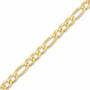 Thumbnail Image 0 of 6.2mm Hollow Figaro Chain Necklace in 10K Gold - 26"