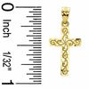 Thumbnail Image 1 of Small Open Filigree Cross Charm in 14K Solid Gold