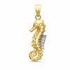 Thumbnail Image 0 of Seahorse Charm in 10K Two-Tone Gold