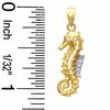 Thumbnail Image 1 of Seahorse Charm in 10K Two-Tone Gold