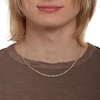 Thumbnail Image 3 of 210 Gauge Rope Chain Necklace in 10K Hollow Tri-Tone Gold - 20"