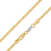 Thumbnail Image 0 of 016 Gauge Diamond-Cut Rope Chain Necklace in 10K Solid Gold Bonded Sterling Silver - 18"
